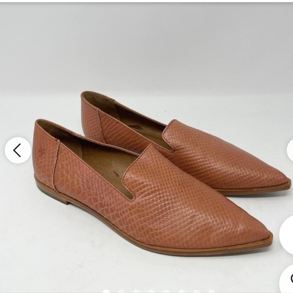 Frye Shoes - Frye Kenzie Venetian Brownish Orange Flats Size 6.5